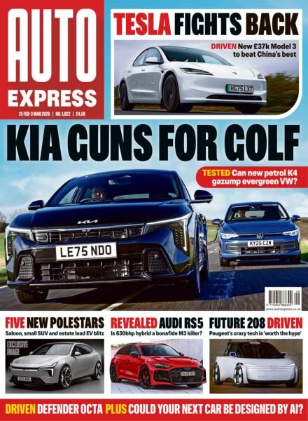 Auto Express – 25 February 2026 Cover
