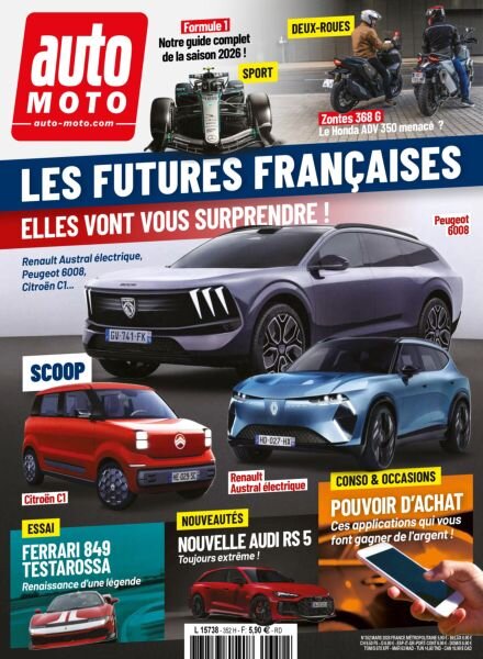 Auto Moto France – Mars 2026 Cover
