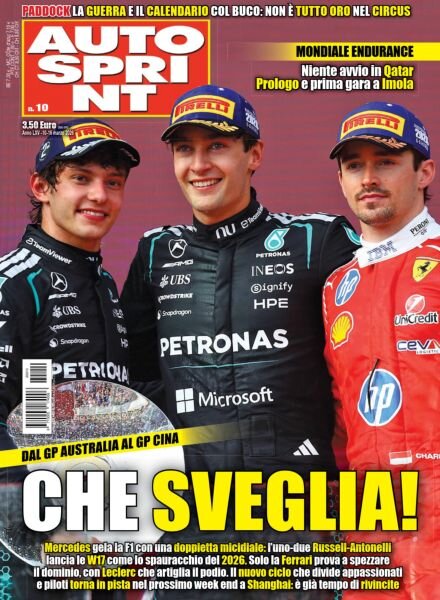 Auto Sprint – 10 Marzo 2026 Cover