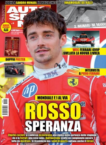 Auto Sprint – 3 Marzo 2026 Cover