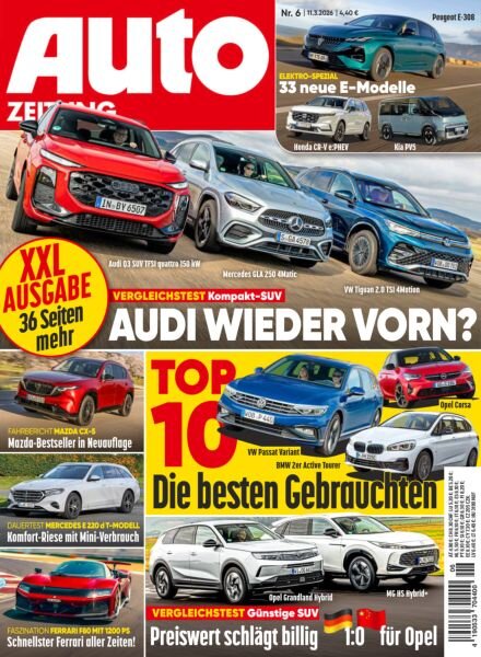 Auto Zeitung – 11 Marz 2026 Cover