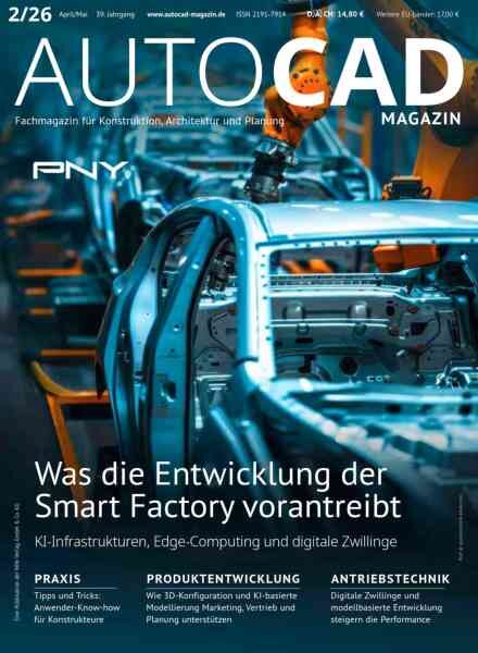 AutoCAD Magazin – April-Mai 2026 Cover