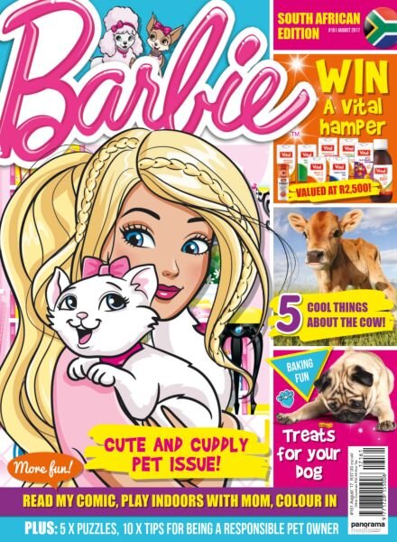 Barbie South Africa – August 2017 Cover