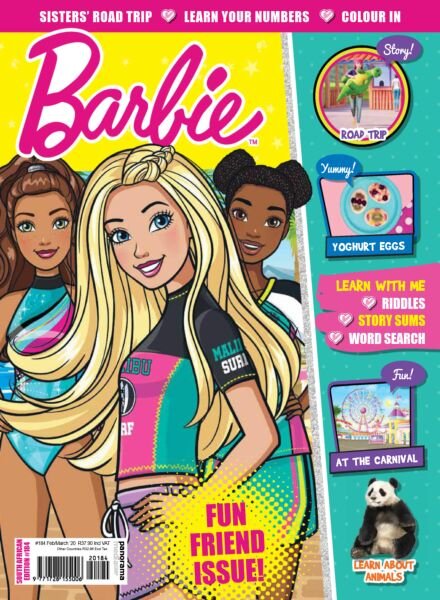 Barbie South Africa – February-March 2020 Cover