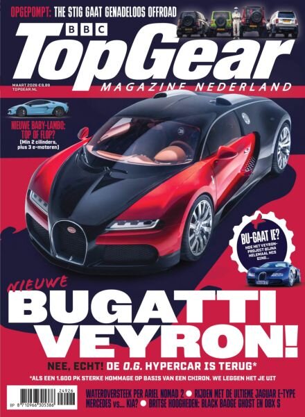 BBC Top Gear Netherlands – Maart 2026 Cover
