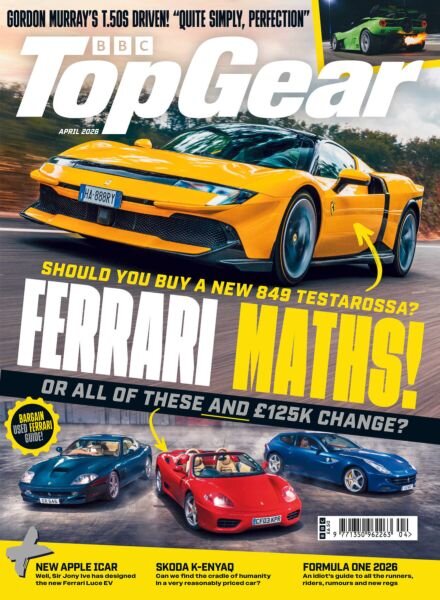BBC Top Gear UK – April 2026 Cover
