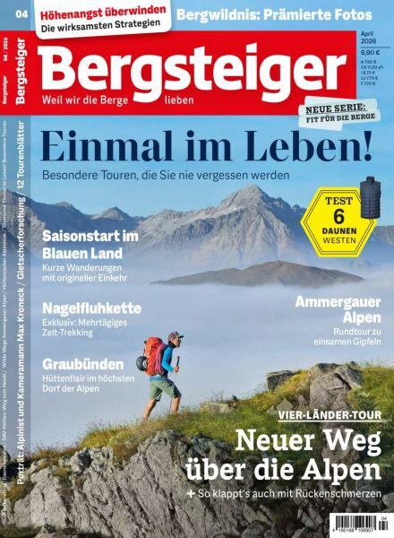 Bergsteiger – April 2026 Cover