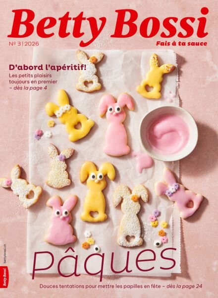 Betty Bossi edition francaise – Mars 2026 Cover