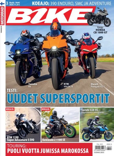 Bike Finland – Maaliskuu 2026 Cover