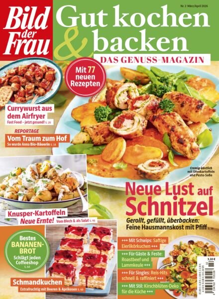 Bild der Frau Gut Kochen & Backen – Marz-April 2026 Cover