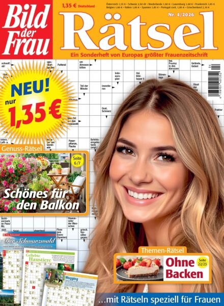 Bild der Frau Ratsel – April 2026 Cover