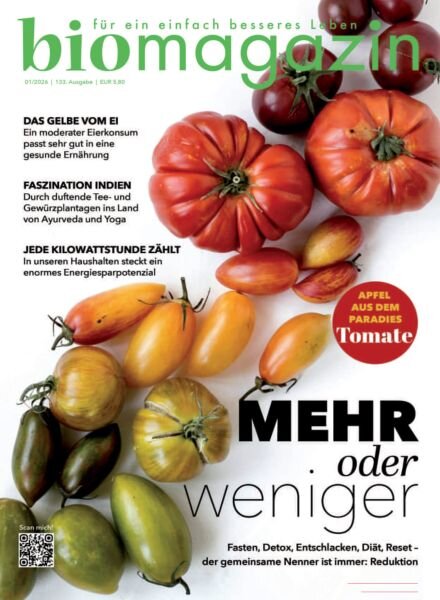 bioMagazin – Ausgabe 1 2026 Cover
