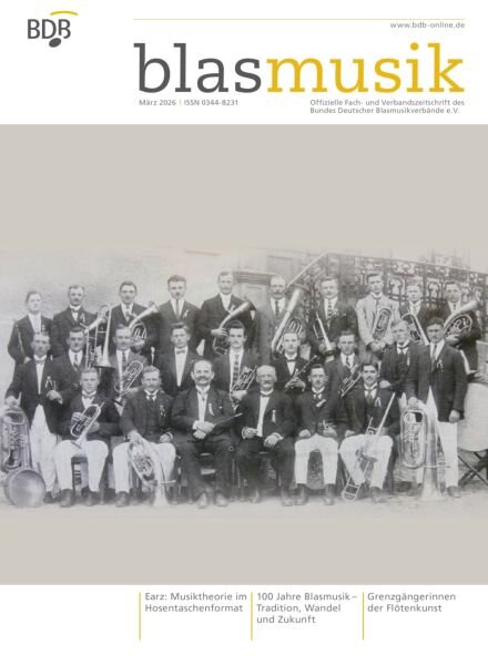 Blasmusik – Marz 2026 Cover