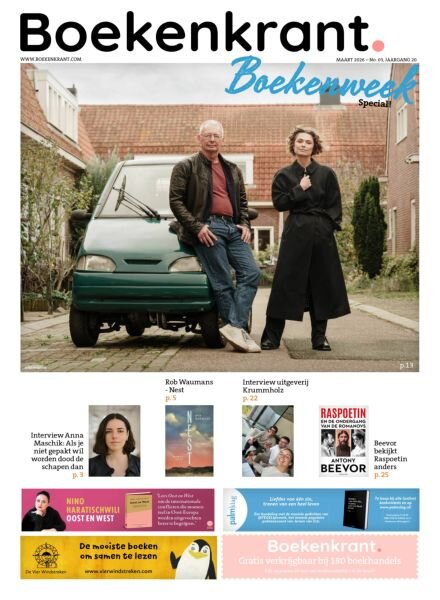 Boekenkrant – Maart 2026 Cover