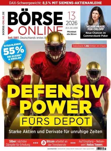 Borse Online – 20 Marz 2026 Cover