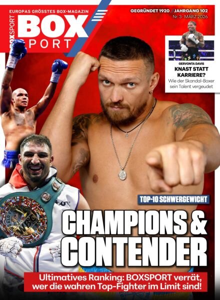 BoxSport – Marz 2026 Cover