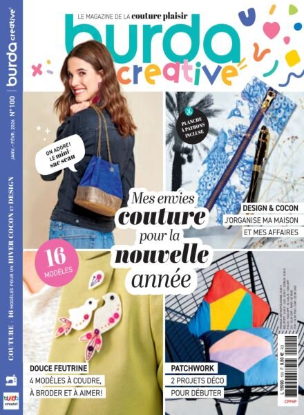 Burda Creative – Janvier-Fevrier 2026 Cover