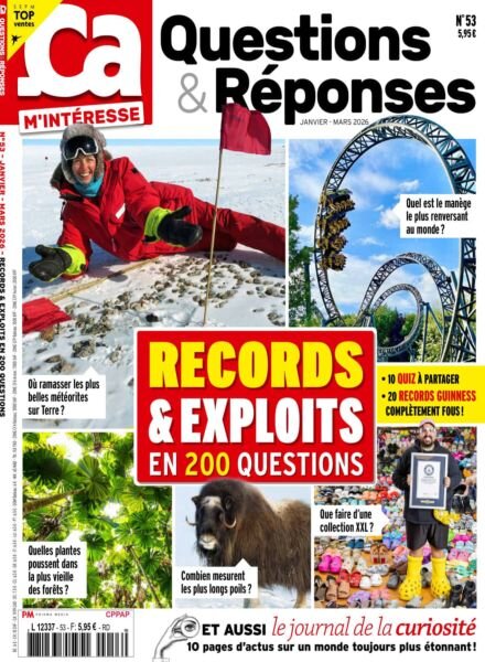 ca M’Interesse Questions & Reponses – Janvier-Mars 2026 Cover