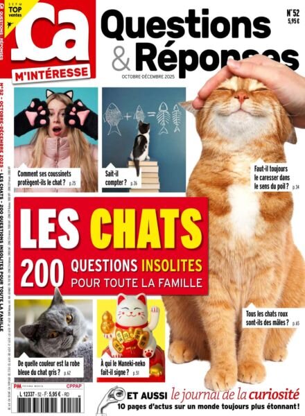 ca M’Interesse Questions & Reponses – Octobre-Decembre 2025 Cover