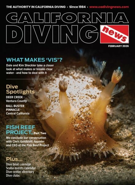 California Diving News – February 2026 Cover