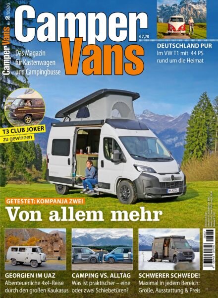 CamperVans – Februar 2026 Cover