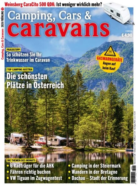 Camping Cars & Caravans – Fruhling 2026 Cover