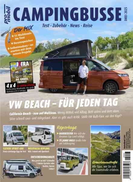 Campingbusse Magazin – Drei 2025 Cover