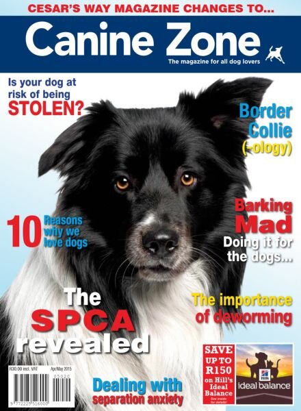 Canine Zone – April-May 2015 Cover