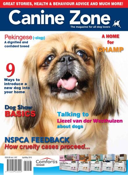 Canine Zone – April-May 2016 Cover