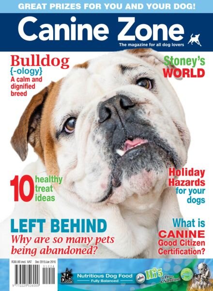 Canine Zone – December 2015 Cover