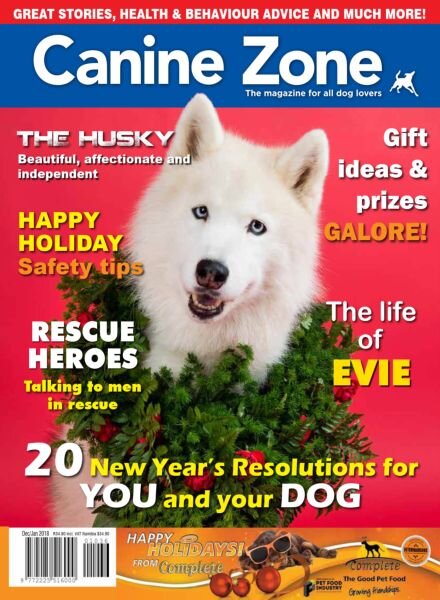 Canine Zone – December 2017 – January 2018 Cover