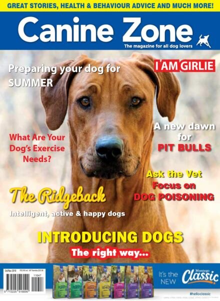 Canine Zone – October-November 2019 Cover
