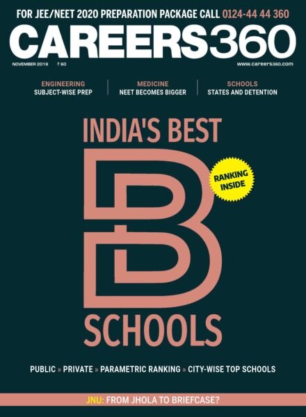Careers 360 – November 2019 Cover