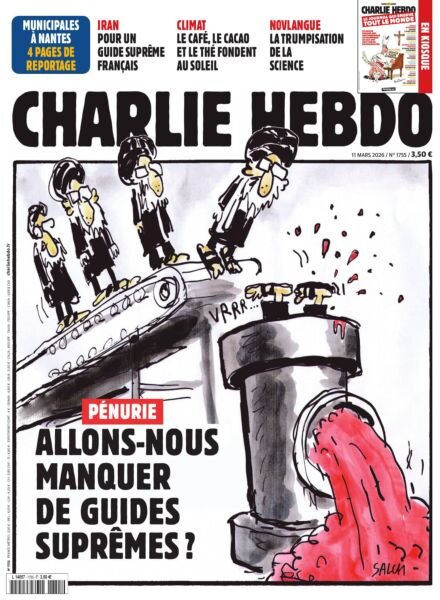 Charlie Hebdo – 11 Mars 2026 Cover
