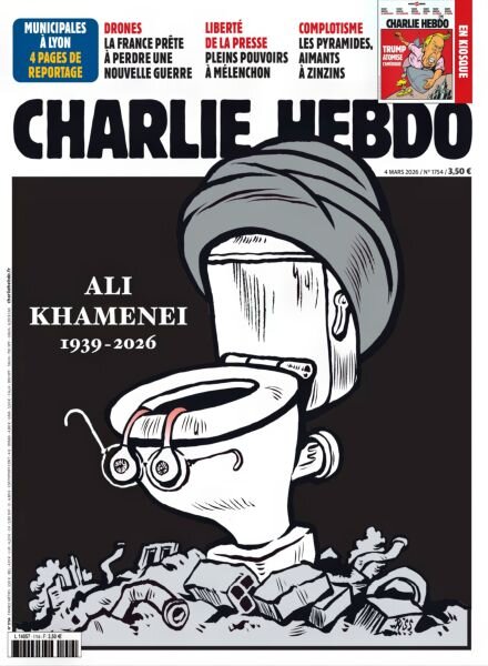Charlie Hebdo – 4 Mars 2026 Cover