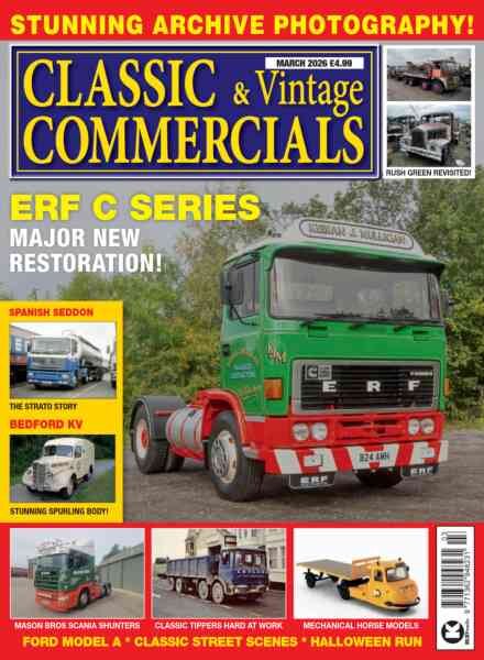 Classic & Vintage Commercials – March 2026 Cover