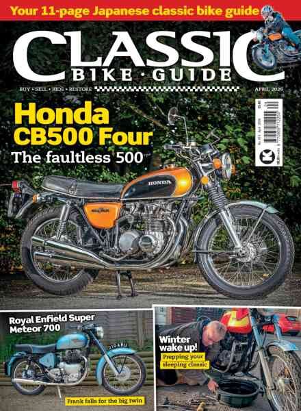 Classic Bike Guide – April 2026 Cover