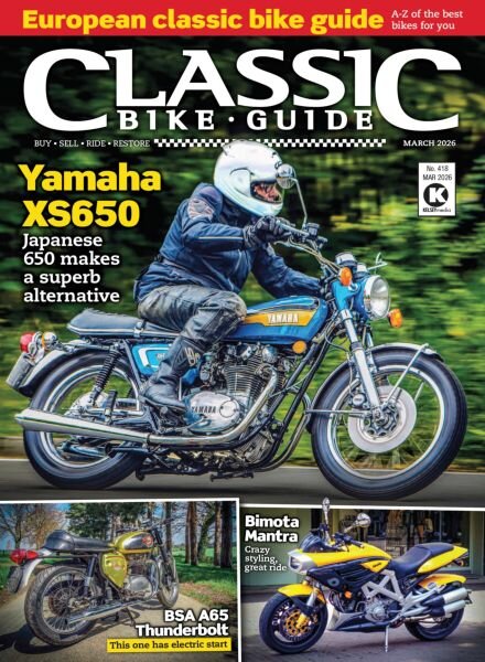 Classic Bike Guide – March 2026 Cover