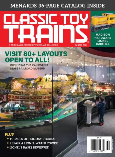 Classic Toy Trains – Winter 2024 Cover