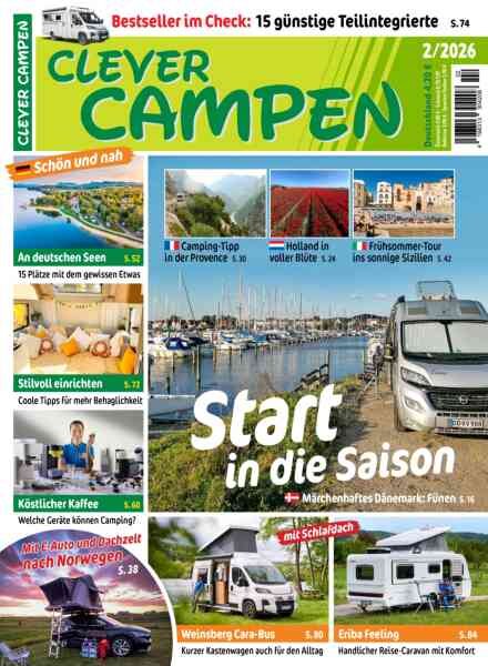 Clever Campen – Marz 2026 Cover