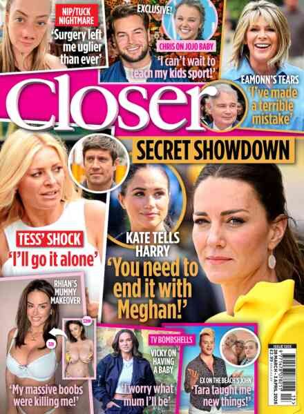 Closer UK – 28 March 2026 Cover