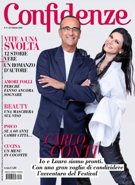 Confidenze – 24 Febbraio 2026 Cover