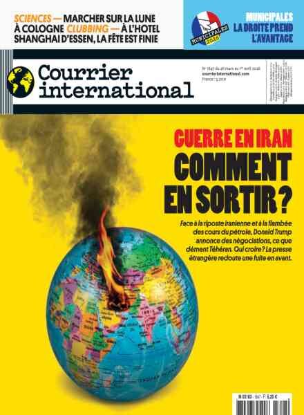 Courrier International – 26 Mars 2026 Cover
