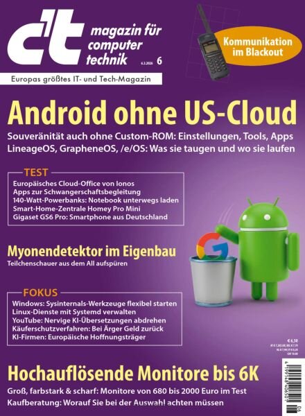 c’t Magazin – 05 Marz 2026 Cover