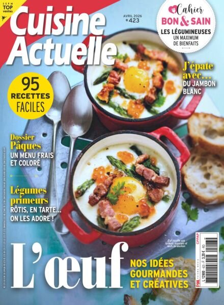 Cuisine Actuelle – Avril 2026 Cover