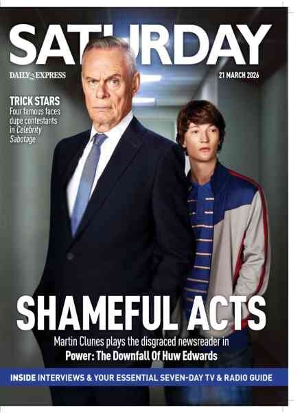 Daily Express Saturday Magazine – 21 March 2026 Cover