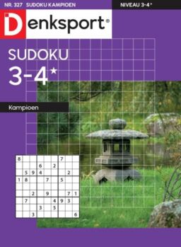 Denksport Sudoku 3-4 kampioen – 4 Maart 2026