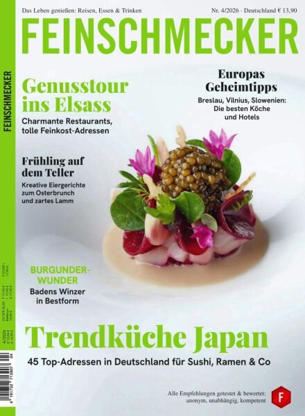 Der Feinschmecker – April 2026 Cover