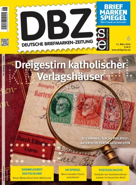 Deutsche Briefmarken-Zeitung – 11 Marz 2026 Cover