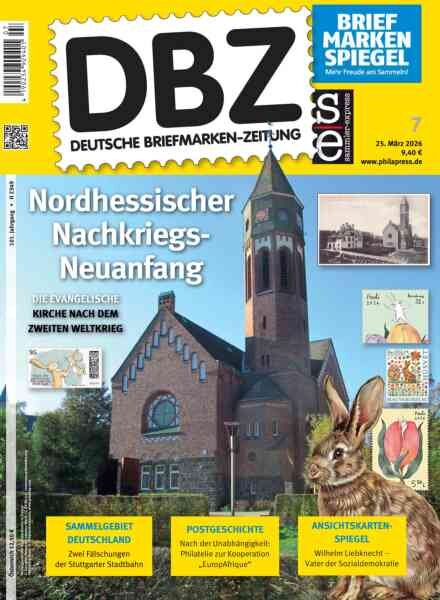 Deutsche Briefmarken-Zeitung – 25 Marz 2026 Cover